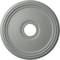 Ekena Millwork Diane Ceiling Medallion (Fits Canopies up to 5 3/8"), 18"OD x 3 5/8"ID x 1 1/8"P, Primed White CM18DI - alternate 1